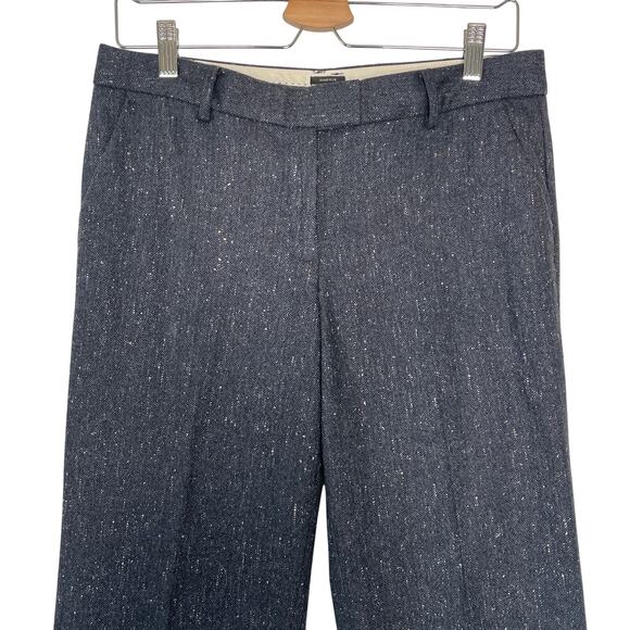 Talbots Windsor Womens Tweed Dress Pants Straight Wide Leg Careerwear Size 4 - Picture 4 of 10